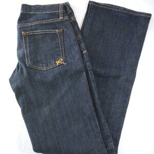 NWOT Ruehl No.925 Dark Wash Jeans with mild distressing Size 25